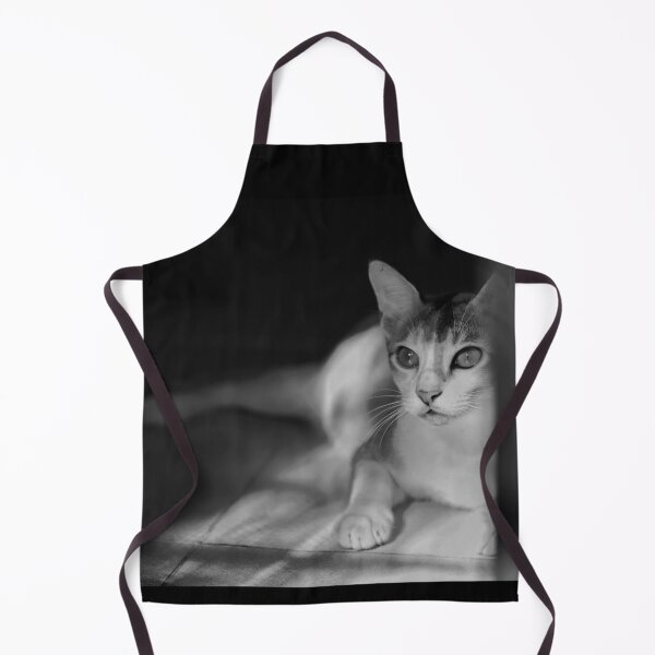 Item preview, Black and white portrait of a cat designed and sold by FCEalin.