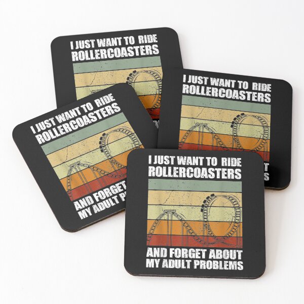 Item preview,  Just Want Ride Roller Coasters Adventure Lover designed and sold by suzanso.