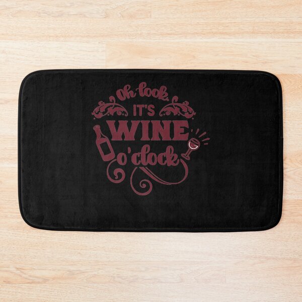 Item preview, Oh Look It's Wine O'Clock! Funny Sarcastic Pun Alcohol Joke Premium  designed and sold by DieterShop.