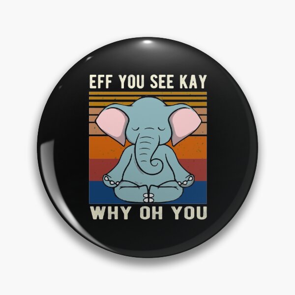 Item preview, Eff, ves a Kay, por qué Oh, elefante divertido, retro, vintage designed and sold by Davidbrg.