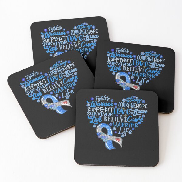 Item preview, Peace Love Cure Diabetes Awareness Warrior Heart Blue Ribbon  designed and sold by GodivaShop.