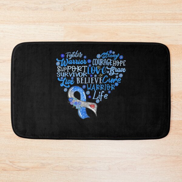 Item preview, Peace Love Cure Diabetes Awareness Warrior Heart Blue Ribbon  designed and sold by GodivaShop.