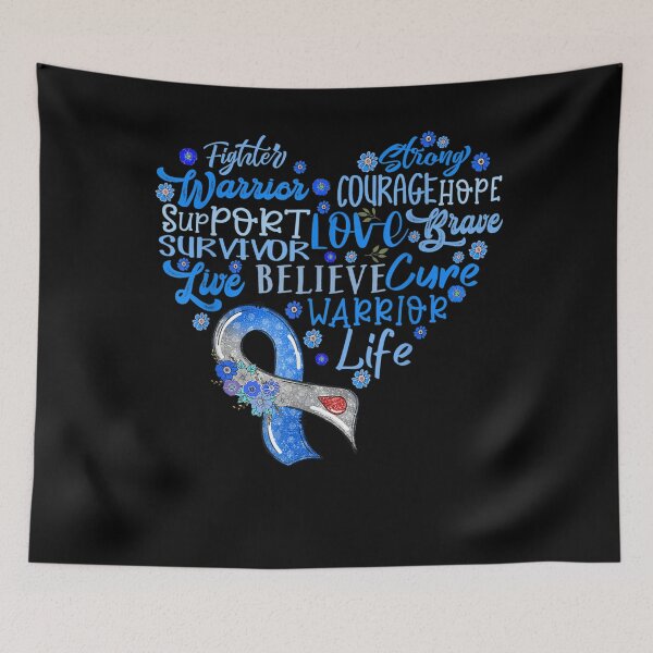Item preview, Peace Love Cure Diabetes Awareness Warrior Heart Blue Ribbon  designed and sold by GodivaShop.