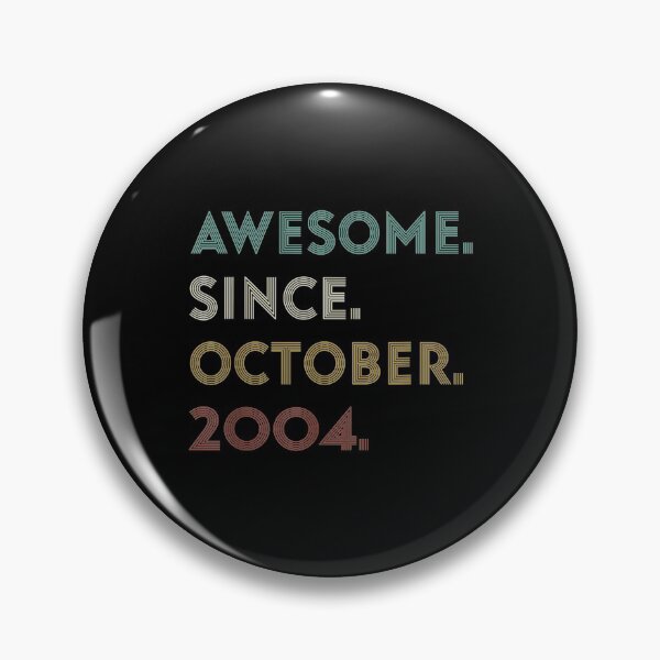 Item preview,  17th Birthday Awesome Since October 2004 Year designed and sold by dominique235.