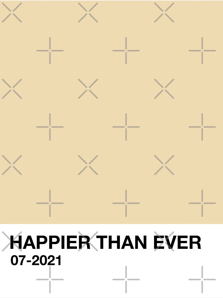 Happier Than Ever' Exclusive Golden Yellow Vinyl