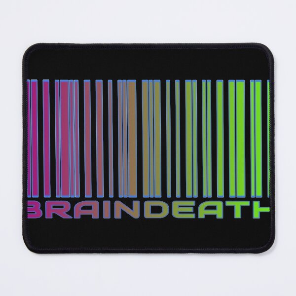BRAINDEATH / barcode Mouse Pad