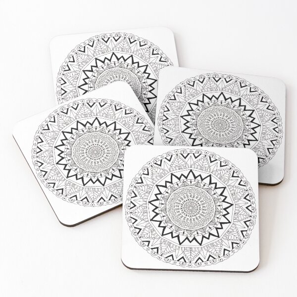 Item preview, Black and White Mandala designed and sold by Artie297.