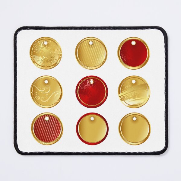 Item preview, Round labels ( Gold round coins ) designed and sold by Blackmoon9.