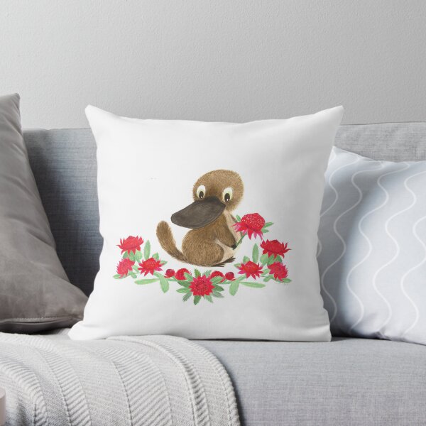 Aussie Flora & Fauna Series - NSW Throw Pillow