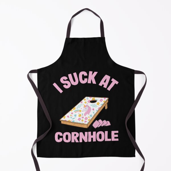 Item preview, I Suck At Cornhole Loser Sarcastic Joke Flowers Pink Unicorn designed and sold by Stronzi.