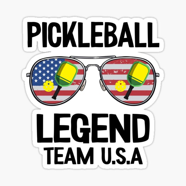 Item preview, Pickleball Legend Team U.S.A Flag Sunglasses Pickle Ball designed and sold by Stronzi.