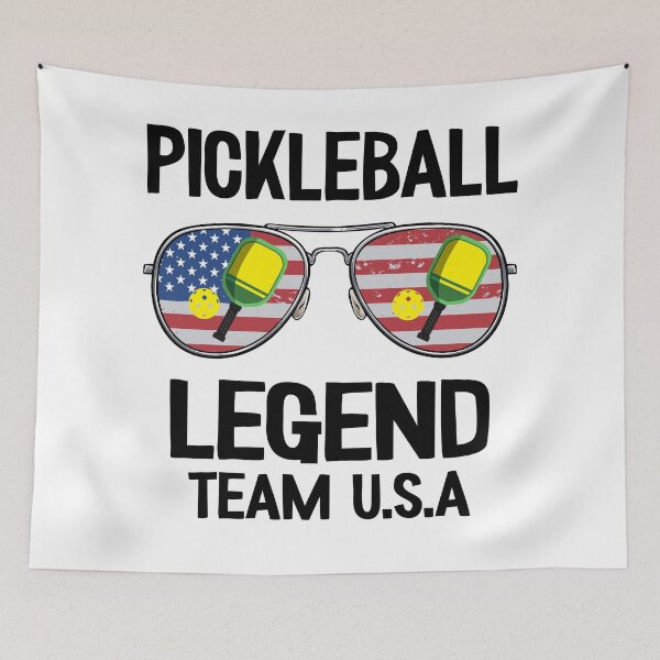 Item preview, Pickleball Legend Team U.S.A Flag Sunglasses Pickle Ball designed and sold by Stronzi.