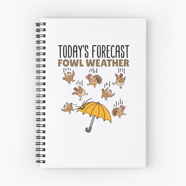 Item preview, Today's Forecast Fowl Weather Funny Weatherman Meteorologist designed and sold by jaygo.