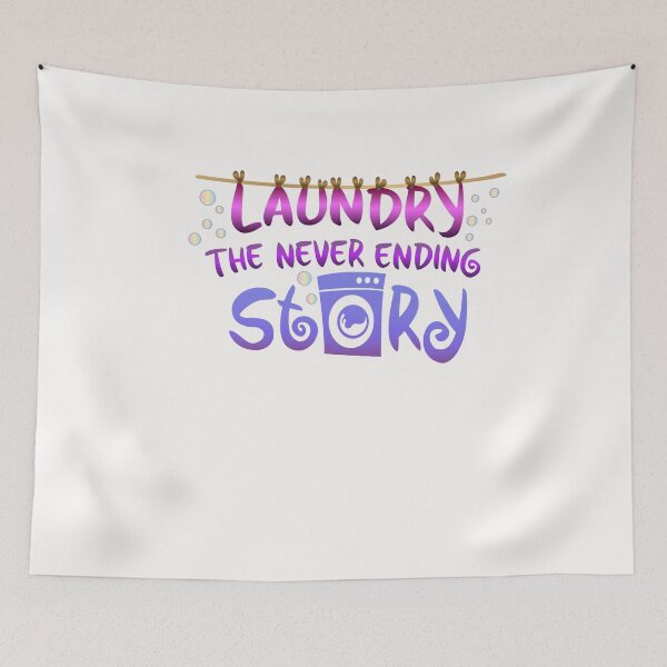 Item preview, Laundry The Never Ending Story designed and sold by Hanna Kovalchuk.
