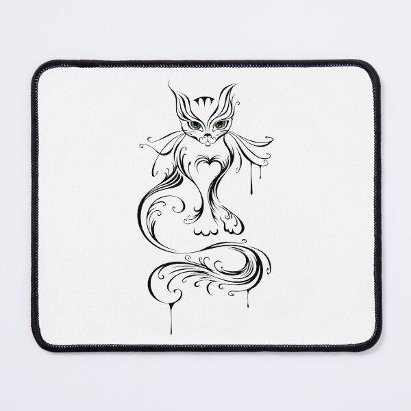 Item preview, Young Cat ( Tattoo Cat ) designed and sold by Blackmoon9.