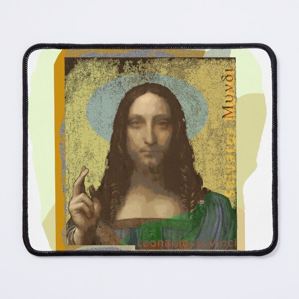 Item preview, Leonardo Da Vinci's Salvator Mundi (Pop Art by ACCI) Portrait designed and sold by VanyssaGraphics.
