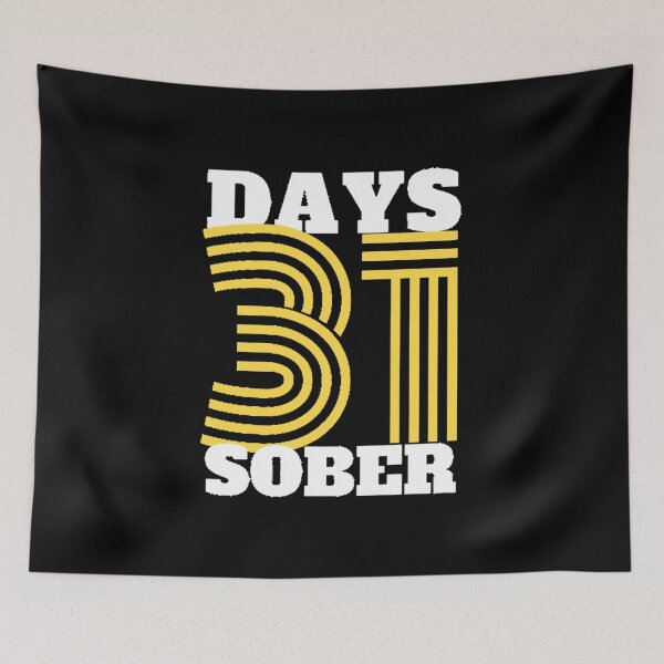 Item preview, 31 days sober no alcohol drinking sobriety sober october designed and sold by portrait4you.