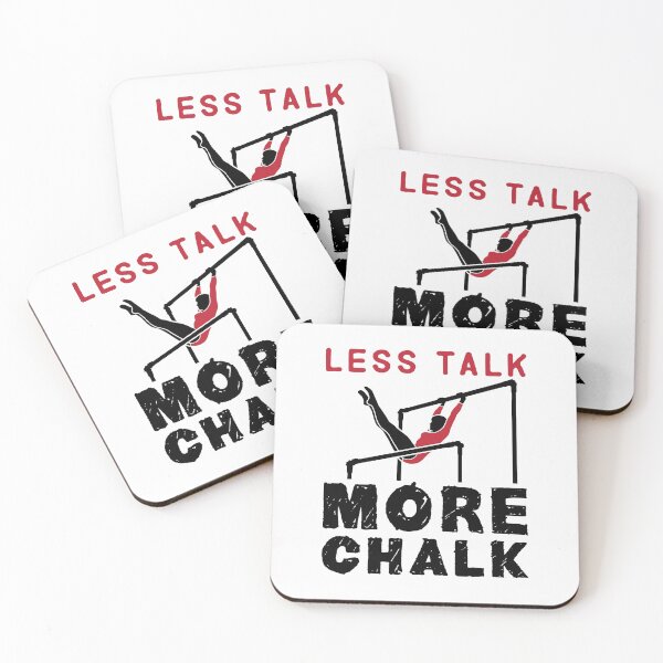 Item preview, Less Talk More Chalk Gymnastics Gymnast designed and sold by jaygo.