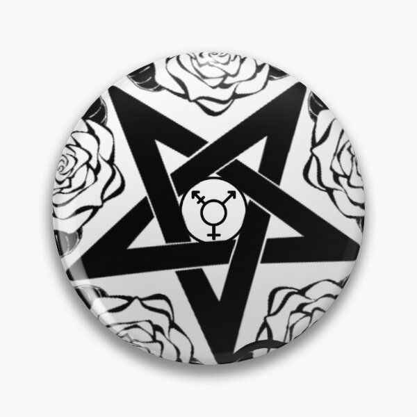 Item preview, Trans by sorcery designed and sold by Gender Minorities Aotearoa.