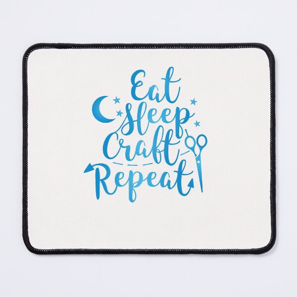 Item preview, Eat Sleep Craft Repeat designed and sold by Hanna Kovalchuk.