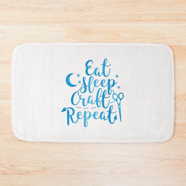 Item preview, Eat Sleep Craft Repeat designed and sold by Hanna Kovalchuk.