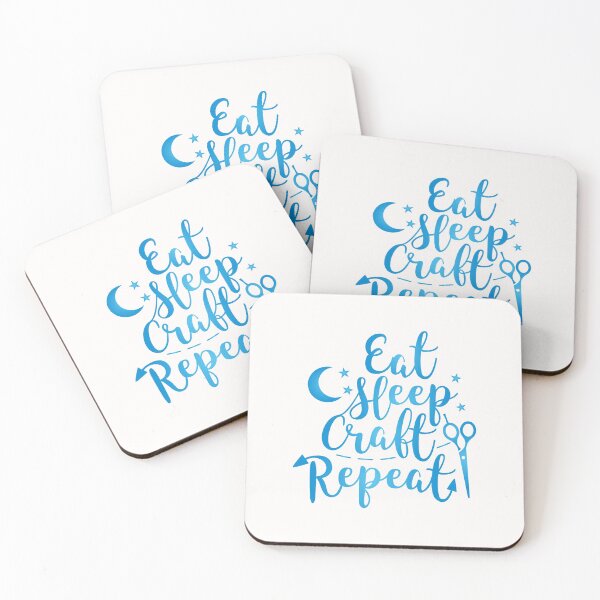 Item preview, Eat Sleep Craft Repeat designed and sold by Hanna Kovalchuk.