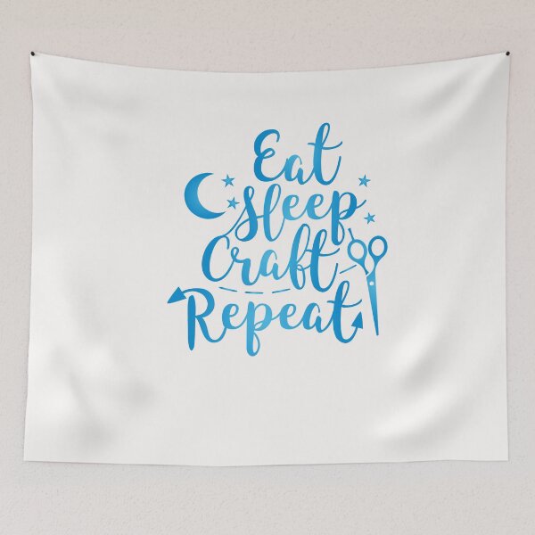 Item preview, Eat Sleep Craft Repeat designed and sold by Hanna Kovalchuk.
