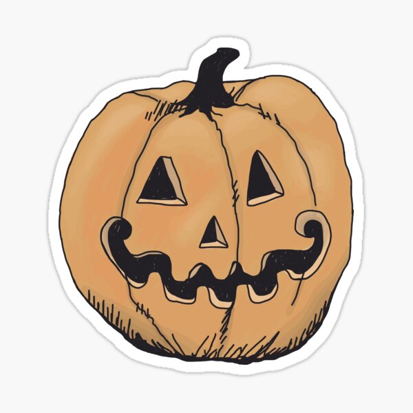 Item preview, orange jack-o-lantern designed and sold by emilylogan.