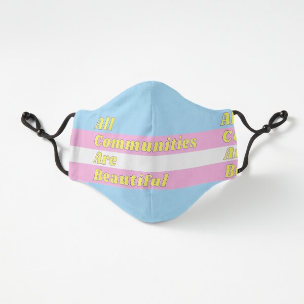 All Communities Are Beautiful - Transgender Flag Fitted 3-Layer