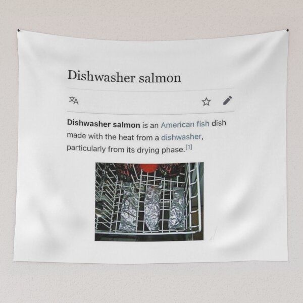 Item preview, Dishwasher Salmon designed and sold by FulcrumShirtz.