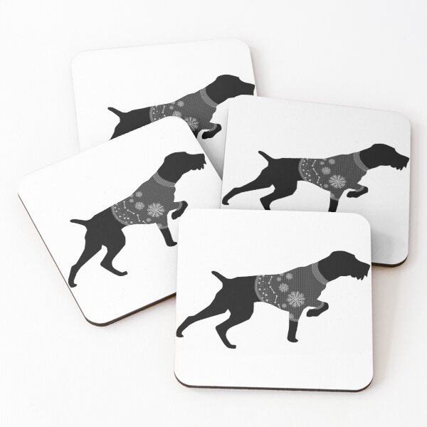 Item preview, Winter Wire-haired Pointer  designed and sold by Robyn Morgan.