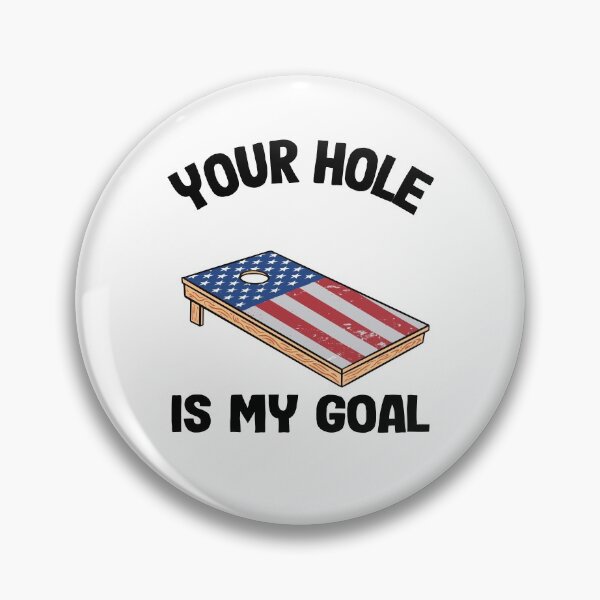 Item preview, Your Hole Is My Goal Corn Hole Board American Flag Cornhole designed and sold by Stronzi.