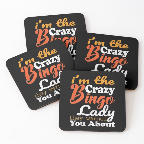 Item preview, Vintage I&acute;m The Crazy Bingo Lady Bingo Player Lucky Bingo  designed and sold by FideliaShop.