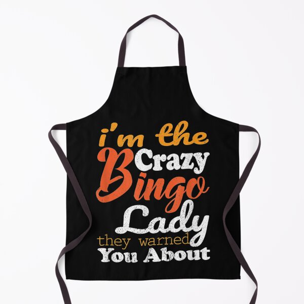 Item preview, Vintage I&acute;m The Crazy Bingo Lady Bingo Player Lucky Bingo  designed and sold by FideliaShop.