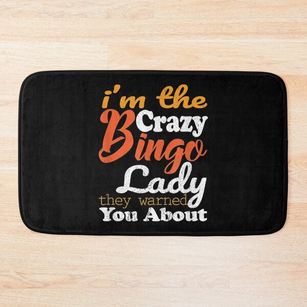 Item preview, Vintage I&acute;m The Crazy Bingo Lady Bingo Player Lucky Bingo  designed and sold by FideliaShop.