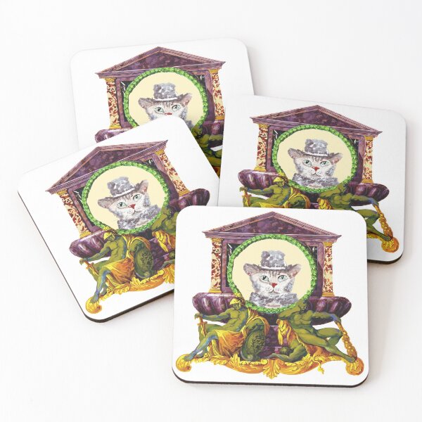 Item preview, Vintage Portrait Of A Cute Cat designed and sold by PandaSoul.