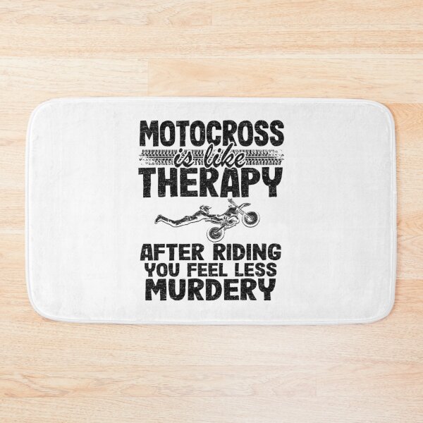 Item preview, Motocross Is Like Therapy After Riding You Feel Less Murdery Funny Motocross designed and sold by Stronzi.