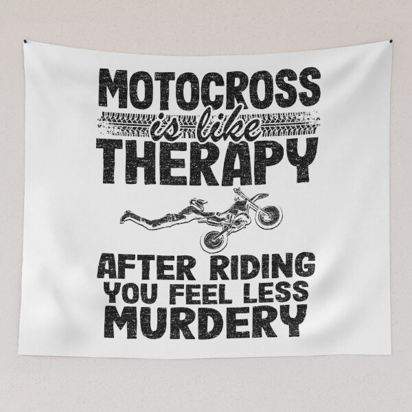 Item preview, Motocross Is Like Therapy After Riding You Feel Less Murdery Funny Motocross designed and sold by Stronzi.
