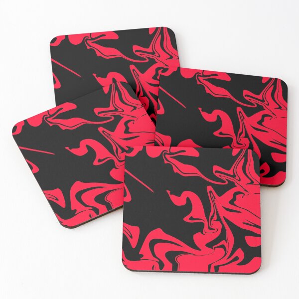 Item preview, Red X Black MousePad designed and sold by TheVirux.