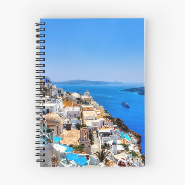 Item preview, Santorini Caldera And Cruise Ships designed and sold by Paul Thompson Photography.