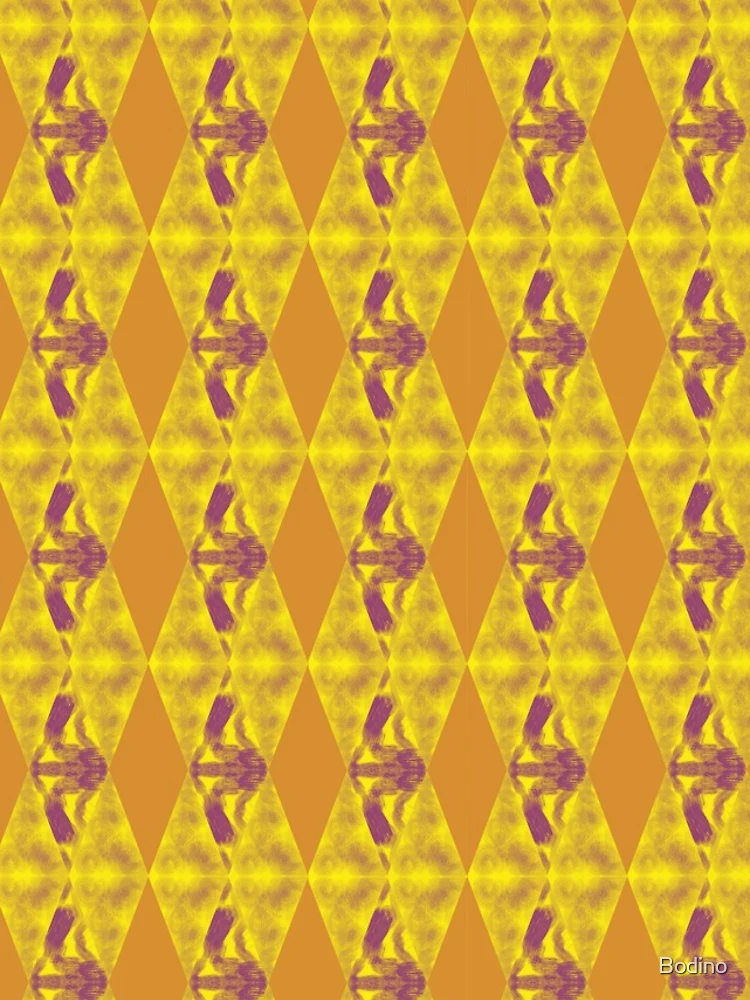Thumbnail 4 of 4, iPhone Case, Pattern Of Triangles In Yellow designed and sold by Bodino.