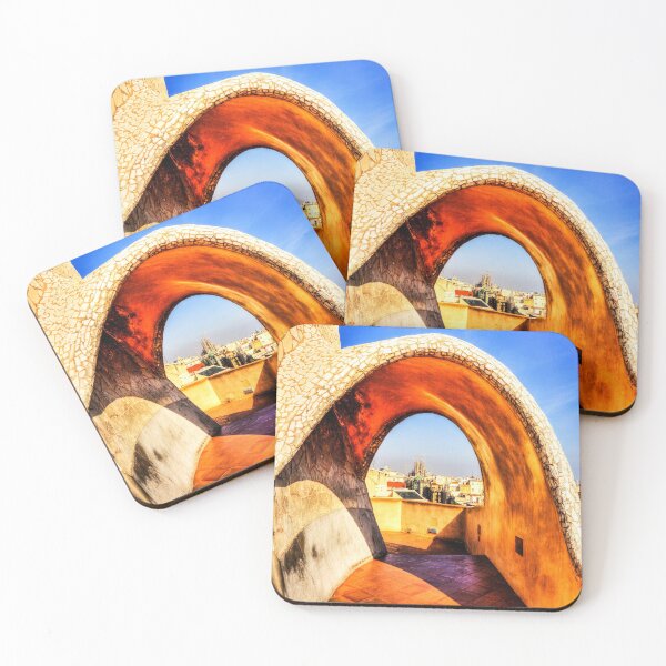 Item preview, Sagrada Familia From La Pedrera designed and sold by Paul Thompson Photography.
