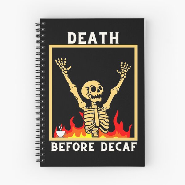 Item preview, Death Before Decaf Funny designed and sold by hassukissa.