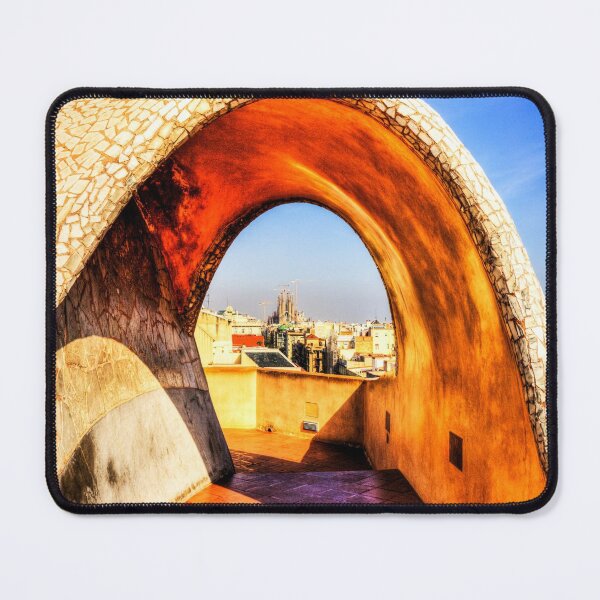Item preview, Sagrada Familia From La Pedrera designed and sold by Paul Thompson Photography.