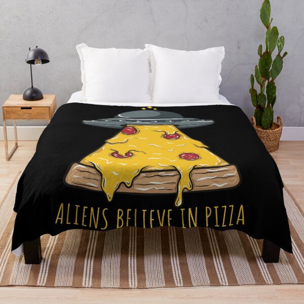 Item preview, Aliens Believe In Pizza designed and sold by Vector Scout Lab.