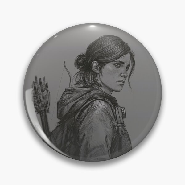 The Last of us Part 1 Ellie Tattoo Enamel Pin Figure Official Naughty Dog  Sony