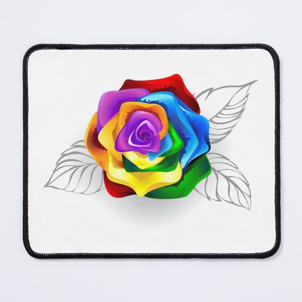 Item preview, Rainbow rose bud ( Rainbow roses ) designed and sold by Blackmoon9.