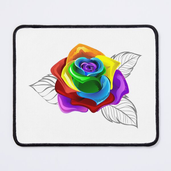 Item preview, Rainbow rose bud ( Rainbow roses ) designed and sold by Blackmoon9.