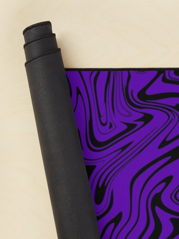 black and purple mouse pad