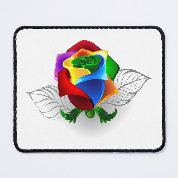 Item preview, Rainbow rose bud ( Rainbow roses ) designed and sold by Blackmoon9.